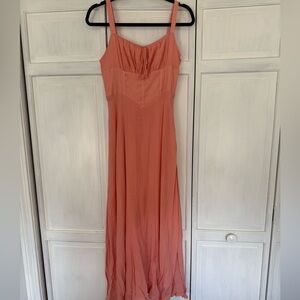 Selfie Leslis Sweet Pea Tied Bust Midi Dress